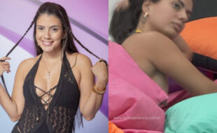 Fernanda do BBB mostrou o bico do peito enquanto dormia nua